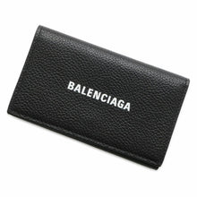 将图像加载到图库查看器中，BALENCIAGA Key Case Black 640537 Calf Leather
