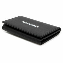 将图像加载到图库查看器中，BALENCIAGA Key Case Black 640537 Calf Leather
