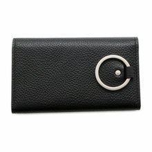 将图像加载到图库查看器中，BALENCIAGA Key Case Black 640537 Calf Leather
