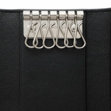 将图像加载到图库查看器中，BALENCIAGA Key Case Black 640537 Calf Leather
