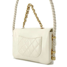 Load image into Gallery viewer, CHANEL Matelasse En Vogue Rope Shoulder Bag White AS0074 Calf Leather
