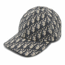 将图像加载到图库查看器中，Dior Oblique Cap Size M Navy 113C906A4502 Cotton82% Polyester9% Acryl7% Rayon2%
