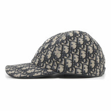 将图像加载到图库查看器中，Dior Oblique Cap Size M Navy 113C906A4502 Cotton82% Polyester9% Acryl7% Rayon2%
