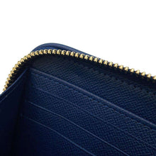 Load image into Gallery viewer, LOUIS VUITTON Zippy Wallet Marine M81226 Monogram・Jacquard Denim
