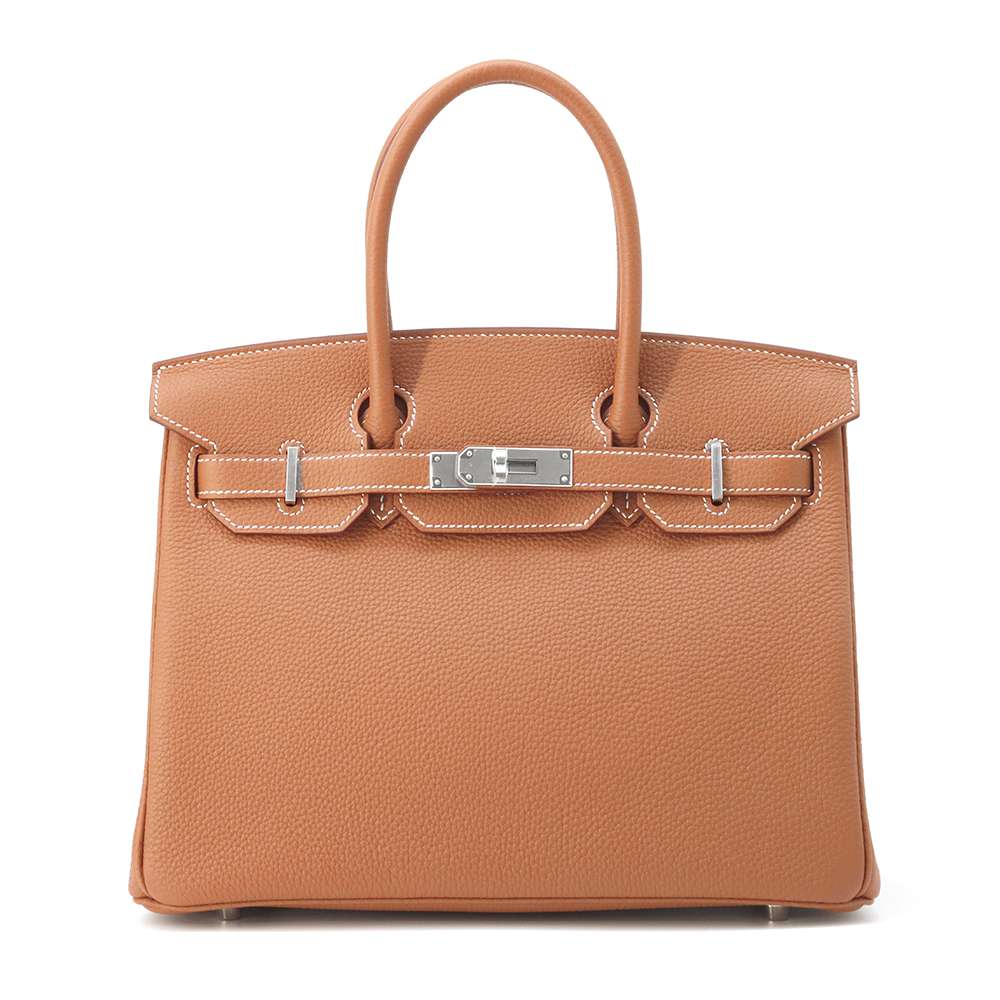 HERMES Birkin Gold Togo Leather Size 30