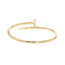 将图像加载到图库查看器中，CARTIER Juste Un Clou Bracelet Size 17B6048617 18K Yellow Gold
