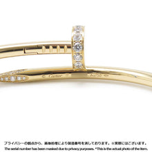 Load image into Gallery viewer, CARTIER Juste Un Clou Bracelet Size 17B6048617 18K Yellow Gold
