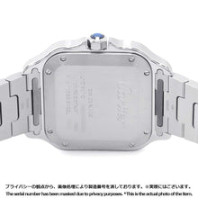 将图像加载到图库查看器中，CARTIER Santos de Cartier watch W35.1mm Stainless Steel K18YG Opaline Dial W2SA0016
