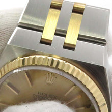 将图像加载到图库查看器中，ROLEX OysterQuartz  Datejust W36mm Stainless Steel K18YG Champagne Dial 17013
