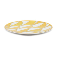 Load image into Gallery viewer, HERMES Soleil de HERMES bread plate pair set Yellow/White Porcelain Size 5.5&quot;
