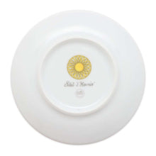 Load image into Gallery viewer, HERMES Soleil de HERMES bread plate pair set Yellow/White Porcelain Size 5.5&quot;
