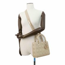 将图像加载到图库查看器中，Dior Lady Dior My ABC 2WAY Handbag Beige M0538OCEA Lambskin Size Small
