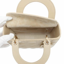 Load image into Gallery viewer, Dior Lady Dior My ABC 2WAY Handbag Beige M0538OCEA Lambskin Size Small
