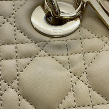 Load image into Gallery viewer, Dior Lady Dior My ABC 2WAY Handbag Beige M0538OCEA Lambskin Size Small
