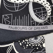 Load image into Gallery viewer, HERMES Carré H 100 &quot;Fauve of Dreams&quot; Anthracite/ Black /Gray Cashmere100%
