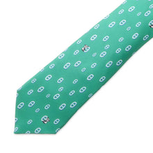 Load image into Gallery viewer, HERMES Necktie Silk tie Maillon Vert Silk100%
