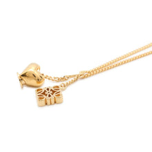 将图像加载到图库查看器中，LOEWE Anagram Personalization Necklace Gold N691420X02 Metal
