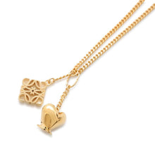 将图像加载到图库查看器中，LOEWE Anagram Personalization Necklace Gold N691420X02 Metal
