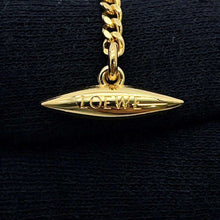 将图像加载到图库查看器中，LOEWE Anagram Personalization Necklace Gold N691420X02 Metal
