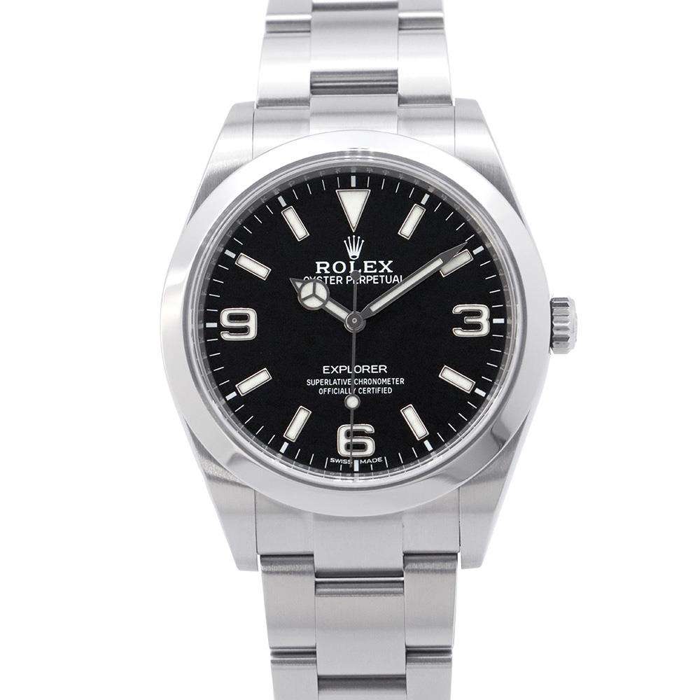 ROLEX Explorer I W39mm Stainless Steel Black Dial 214270