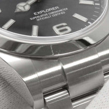 Load image into Gallery viewer, ROLEX Explorer I W39mm Stainless Steel Black Dial 214270
