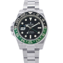 将图像加载到图库查看器中，ROLEX GMT MasterII W40mm Stainless Steel Black Dial 126720VTNR
