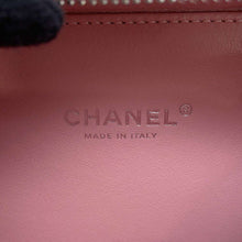 将图像加载到图库查看器中，CHANEL CC Fidigree Chain Vanity Bag Pink/White A93342 Caviar Leather Size Small
