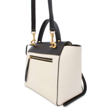 Load image into Gallery viewer, CELINE Belt Bag 2WAY Shoulder Bag White/Black 180153 Leather Size micro
