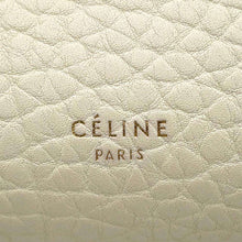 Load image into Gallery viewer, CELINE Belt Bag 2WAY Shoulder Bag White/Black 180153 Leather Size micro
