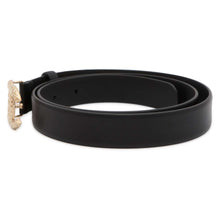 Load image into Gallery viewer, CHANEL CC Logo Belt Size 85 Black Leather
