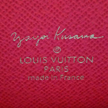 将图像加载到图库查看器中，LOUIS VUITTON Zippy Wallet Red/BrownM60450 Monogram・Pumpkin Dot/Yayoi Kusama Collaboration
