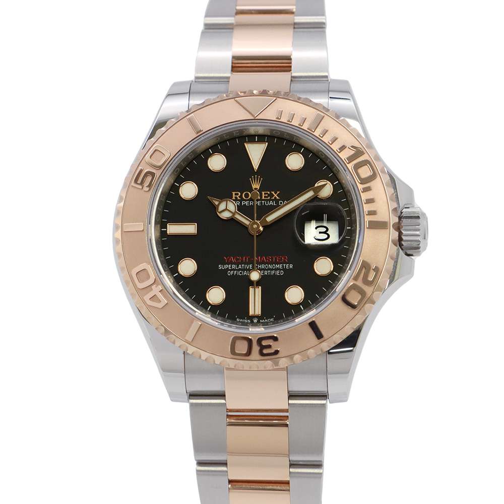 ROLEX Yacht-Master W40mm Stainless Steel K18PG Black Dial 126621