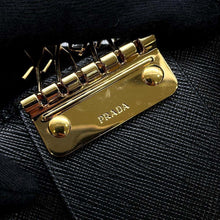 将图像加载到图库查看器中，PRADA Saffiano Leather 6 row Key Case Black 1PG222 Leather
