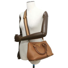 Load image into Gallery viewer, PRADA 2WAY Handbag Camel 1BA411 Leather
