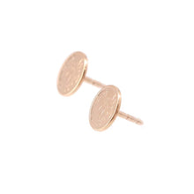 将图像加载到图库查看器中，HERMES Exlibris stud earrings Size TPM 18K Pink Gold
