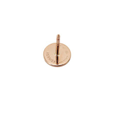 Load image into Gallery viewer, HERMES Exlibris stud earrings Size TPM 18K Pink Gold
