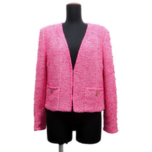 将图像加载到图库查看器中，CHANEL Tweed Jacket Size 36 PinkP70041 Cotton81% Acryl13% Polyester3% Polyamide3%
