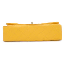 Load image into Gallery viewer, CHANEL Matelasse W Flap W Chain Shoulder Yellow A01112 Caviar Leather Size 25
