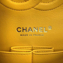 Load image into Gallery viewer, CHANEL Matelasse W Flap W Chain Shoulder Yellow A01112 Caviar Leather Size 25
