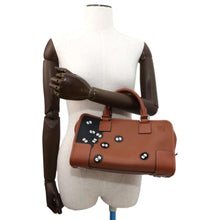 将图像加载到图库查看器中，LOEWE Amazona Ghibli collaboration Brown A039N03X02 Leather Size 28
