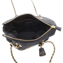 Load image into Gallery viewer, PRADA Re-Edition 1995 ChainSmallTote Bag Black 1BG468 Nylon
