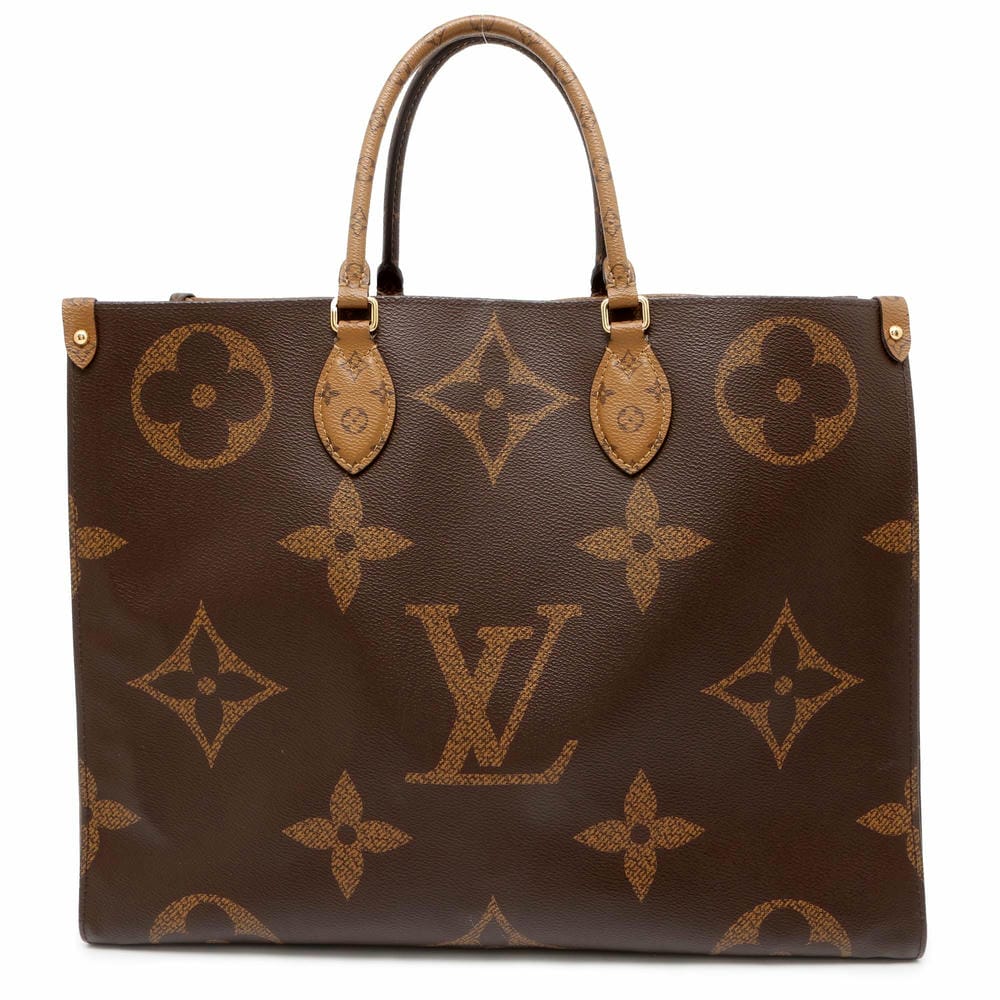 LOUIS VUITTON Onthego Red M44576 Monogram Monogram Reverse Canvas Monogram Giant Size GM