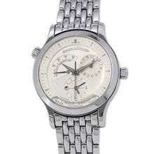 将图像加载到图库查看器中，JAEGER-LE COULTRE Master geography W38.1mm Stainless Steel Silver Dial Q1428120
