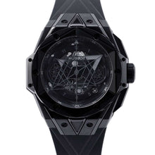 将图像加载到图库查看器中，HUBLOT Big Bang Unico Sun Blue II Black Magic W45mm Ceramic Rubber Black Dial 418.CX.1114.RX.MXM20
