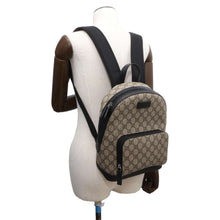 Load image into Gallery viewer, GUCCI GG Supreme Backpack Beige/Black 429020 PVC Leather
