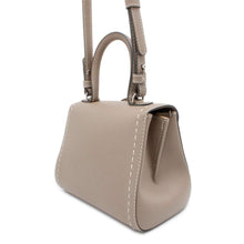 将图像加载到图库查看器中，Delvaux Brillon Surpique 2way Bag Tourtiere Ivory AA0406ADW0AKSPA Rodeo Grained Calf Leather Size Mini
