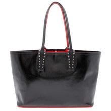 将图像加载到图库查看器中，Christian Louboutin Kabata Tote Black1185006 Patent Leather
