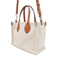 Load image into Gallery viewer, GUCCI GUCCI Print Tote Bag Beige/Light Brown 772144 Canvas Leather Size Mini
