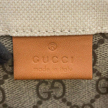 Load image into Gallery viewer, GUCCI GUCCI Print Tote Bag Beige/Light Brown 772144 Canvas Leather Size Mini
