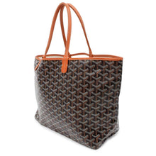 将图像加载到图库查看器中，GOYARD Saint Louis Black/Brown PVC Coated Canvas Leather Size PM
